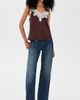 CAMI NYC CAMI NYC Annika Camisole Chocolate/Ivory - 5