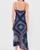 CAMI NYC CAMI NYC Becky Lace Trim Silk Dress Mariner's Bandana - 3