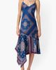 CAMI NYC CAMI NYC Becky Lace Trim Silk Slipdress - 1