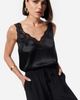 CAMI NYC CAMI NYC Fernanda Lace Trim Silk Charmeuse Tank - 2