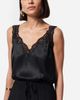 CAMI NYC CAMI NYC Fernanda Lace Trim Silk Charmeuse Tank - 3