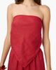 CAMI NYC CAMI NYC Gael Strapless Handkerchief Hem Linen Blend Camisole - 1
