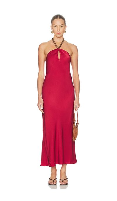 CAMI NYC CAMI NYC Giulia Hammered Halter Dress