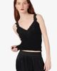 CAMI NYC CAMI NYC Lani Lace Trim Rib Tank Top - 5