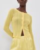 CAMI NYC CAMI NYC Lightweight Maura Cardigan Custard - 2