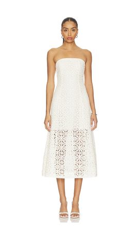 white christmas dresses Palermo Dress – LEKIEU official website main image 0