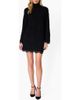 CAMI NYC CAMI NYC Lynette Lace Trim Wool & Cashmere Turtleneck Dress - 1