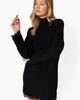 CAMI NYC CAMI NYC Lynette Lace Trim Wool & Cashmere Turtleneck Dress - 4