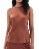 CAMI NYC CAMI NYC Milla Silk Top Affogato - 1