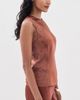 CAMI NYC CAMI NYC Milla Silk Top Affogato - 4