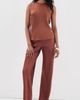 CAMI NYC CAMI NYC Milla Silk Top Affogato - 5