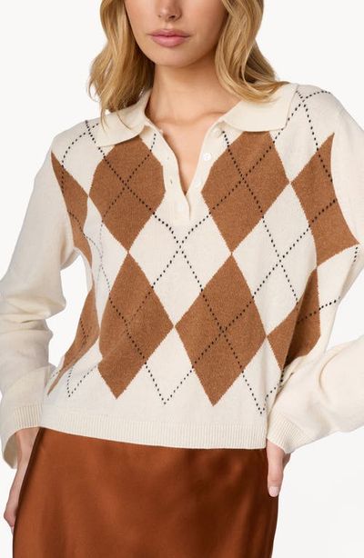 CAMI NYC CAMI NYC Morris Cropped Cashmere Polo Sweater