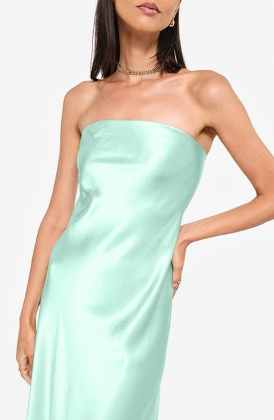CAMI NYC CAMI NYC Noelle Strapless Satin Dress