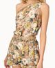 CAMI NYC CAMI NYC One-Shoulder Stretch Silk Bodysuit - 3