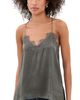 CAMI NYC CAMI NYC Racer Silk Camisole Gunmetal - 1