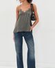CAMI NYC CAMI NYC Racer Silk Camisole Gunmetal - 5
