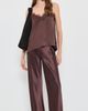 CAMI NYC CAMI NYC Racer Silk Charmeuse Camisole Chocolate - 5