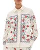 CAMI NYC CAMI NYC Rafella Silk Cotton Top Heirloom Bandana - 1