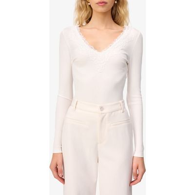 CAMI NYC CAMI NYC Rooney Lace Trim Rib Top