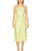 CAMI NYC CAMI NYC Ruzita Metallic Chiffon Midi Dress - 1