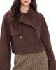 CAMI NYC CAMI NYC Saskia Suede Jacket Dark Umber - 1
