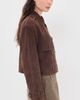 CAMI NYC CAMI NYC Saskia Suede Jacket Dark Umber - 4