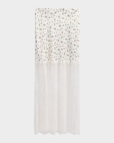 Cami NYC Flo Lace-Trim Midi Skirt