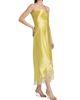 Cami NYC Women's Alexandria Strapless Lace-Trimmed Satin Midi-Dress - 4
