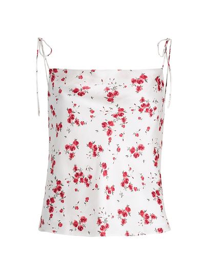 Cami NYC Women's Azra Shoulder-TIe Hammered Silk Camisole