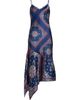 Cami NYC Women's Becky Printed Lace-Trimmed Silk Midi-Dress - 8