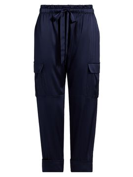 Cami NYC Women's Carmen Silk Charmeuse Cargo Pants