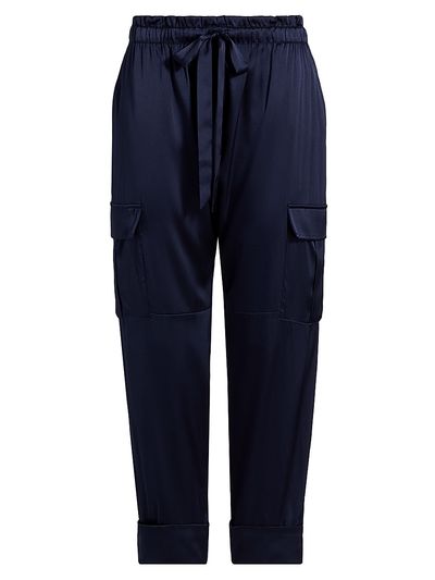 Cami NYC Women's Carmen Silk Charmeuse Cargo Pants