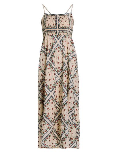 Cami NYC Women's Cecily Floral Cotton-Silk A-Line Midi-Dress