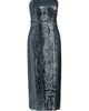 Cami NYC Women's Circe Sequined Strapless Midi-Dress - 8