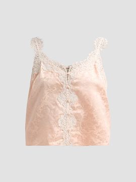 Cami NYC Women's Collins Lace Trim Satin Camisole