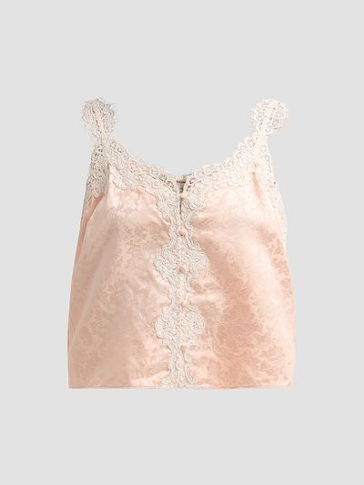 Cami NYC Women's Collins Lace Trim Satin Camisole