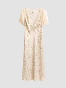 Cami NYC Women's Dinah Floral Silk Midi Dress
