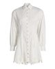 Cami NYC Women's Kimiko Lace-Trim Cotton Mini Shirtdress - 1