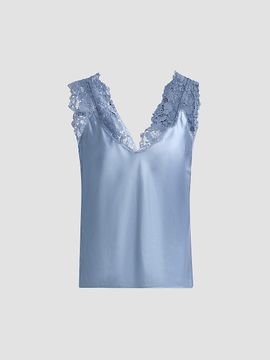 Cami NYC Women's Ola Lace Trim Satin Camisole