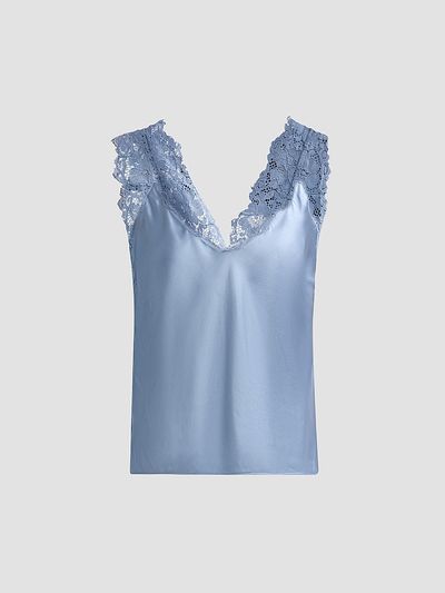Cami NYC Women's Ola Lace Trim Satin Camisole
