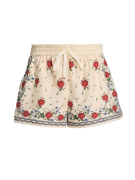 Cami NYC Women's Oslo Floral Cotton-Silk Drawstring Shorts