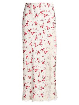 Cami NYC Women's Teagan Hammered Silk Midi-Skirt