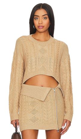 Camila Coelho Camila Coelho Carmen Cropped Cable Crew