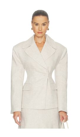 Camila Coelho Camila Coelho Malena Linen Blazer