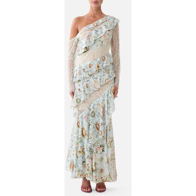 Camilla Camilla Asymmetric Frill Panelled Dress