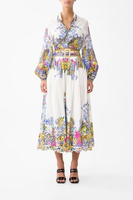 Camilla Camilla Belted Midi Skirt