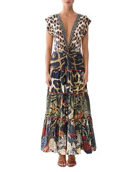 Camilla Camilla Cap Sleeve Twist Front Dress