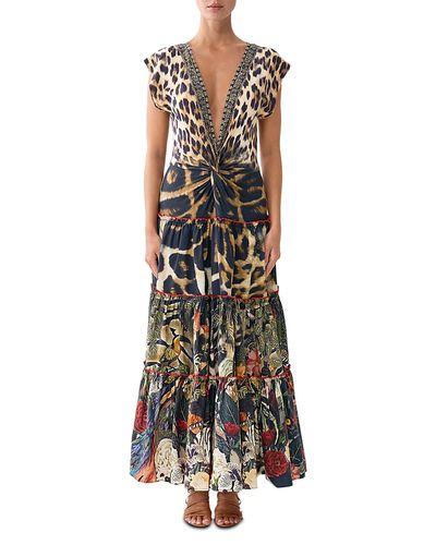 Camilla Camilla Cap Sleeve Twist Front Dress