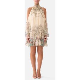 Camilla Camilla Cold Shoulder Short Dress