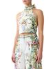 Camilla Camilla Cotton Halter Cropped Top - 4